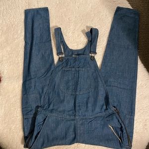 Rag&Bone Straight-leg Jeans Overalls, XXS